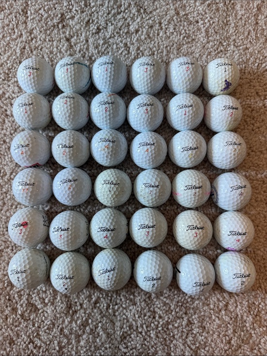 Titleist Other - 36 Assorted Titleist golf balls